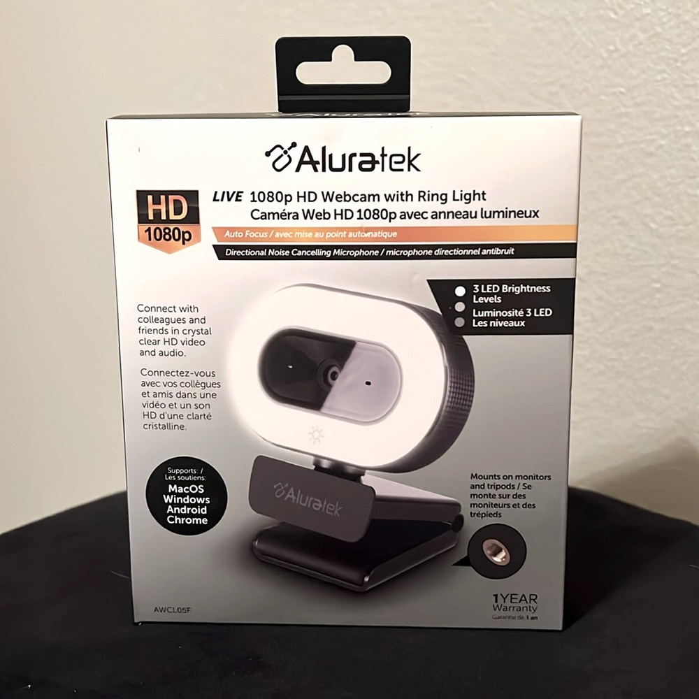 NWT Aluratek webcam